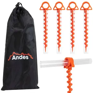 Andes Ground Anchor Camping Pegs (4 Pack)