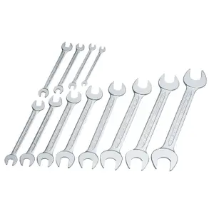 Draper Long Metric Open End Spanner Set (12 Piece) 01276