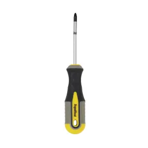 SupaTool Pozi Screwdriver Black/Yellow (75mm)