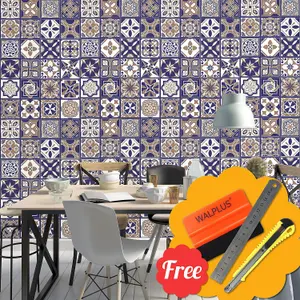 Walplus Royal Combo Mix Tile Stickers