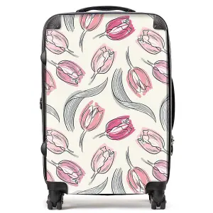 Tulips Design  Suitcase - Medium