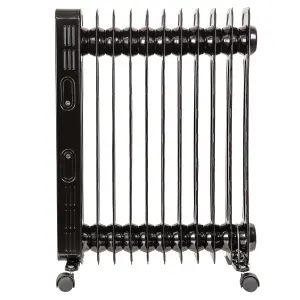 Zanussi ZOFR5005B 2.3kW Digital 11 Fin Oil Filled Radiator in Black