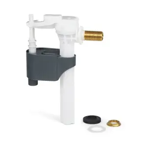 1/2" Side Feed Toilet Fill Valve WRAS Approved Side Entry Toilet Cistern Fill Valve Adjustable Inlet Valve Brass Tail