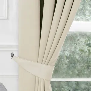 Home Curtains Woven Tiebacks Natural (PAIR)