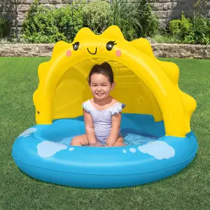 Bestway Sunny Days Shaded Smiling sunshine design Paddling pool (W) 0.97m x (L) 1.01m