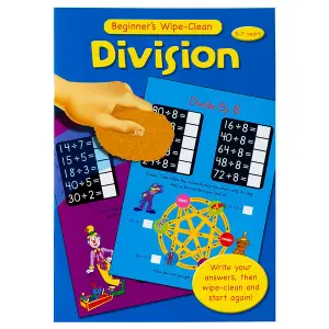 Alligator Division Activity Book Blue/Yellow/Purple (One Size)