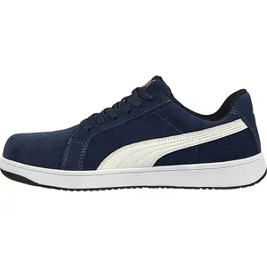 Puma Safety ICONIC Suede Navy Safety Trainer Size 8