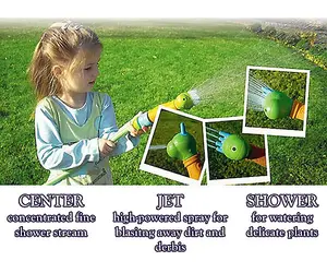 Bradas Colorful Sprinkler Multifunctional Nozzle for Kids Children Garden Watering Fun