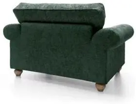 Ingrid Collection Cuddle Chair In Jungle Green