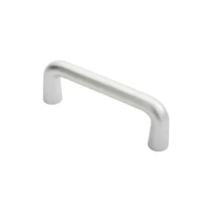 2x Rounded D Shaped Bar Handle 150 x 19mm Diameter Satin Anodised Aluminium