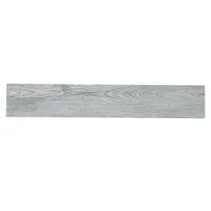 Set of 36 Grey Waterproof Rustic Wood Grain Self Adhesive PVC Laminate Flooring Planks Covering 5m²