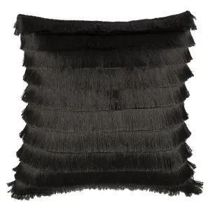 furn. Flicker Fringed Feather Filled Cushion