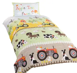 Apple Tree Farm Single Duvet Cover & Pillowcase Set