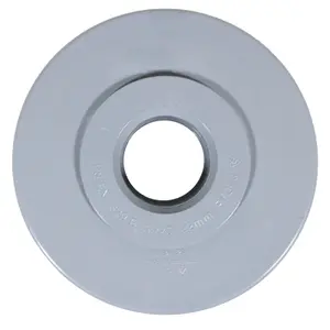 SPARES2GO 110mm Soil Pipe Reducer + 32mm Boss Adaptor Solvent Weld Waste Push Fit Seal Kit (Grey)