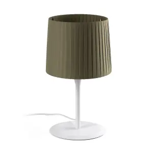 Luminosa Samba Table Lamp Round Tapered Green, E27