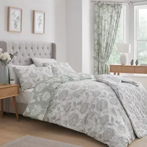 Chrysanthemum Easy Care Duvet Cover Set