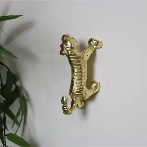 Melody Maison Gold Tiger Wall Hook