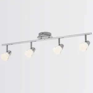 Rhea 4 Bar Adjustable Chrome Spotlight