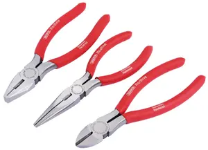 Draper Pliers Set with PVC Dipped Handles, 160mm (3 Piece) 67924