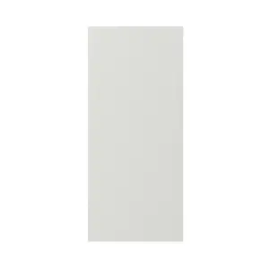 GoodHome Alpinia Matt ivory painted wood effect shaker Standard Wall End panel (H)720mm (W)320mm