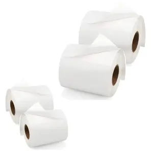 6 Rolls of Self Adhesive 4x6" Blank Sticky Thermal Printer Address Shipping Label Rolls Easy Peel