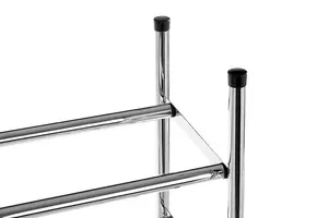 Maison by Premier Three Tiers Chrome Shoe Rack