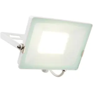 2 PACK Outdoor Waterproof LED Floodlight - 50W Cool White LED - Matt White