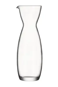 Luigi Bormioli Perfecta Clear Crystal Glass Modern Carafe Elegant Glassware 1L