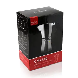 Café Olé Aluminium Espresso Maker for Ground Coffee 3L