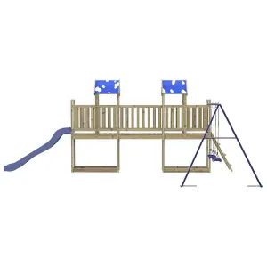 Berkfield Outdoor Playset Impregnated Wood Pine