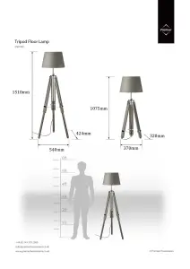 Interiors by Premier Jasper Floor Lamp