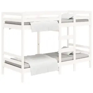 Berkfield Bunk Bed White 80x200 cm Solid Wood Pine