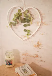 Hanging Heart Wreath With Eucalyptus