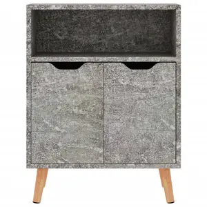 Sideboard 60x30x72 cm Engineered Wood Concrete Grey