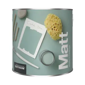 Rust-Oleum Washable Matt Wall Paint - Coastal Blue 2.5L