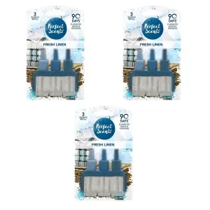 Perfect Scents Fresh Linen Refill, Compatible with 3volution, 20ml (Pack of 3)