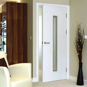 Dominion White Glazed Internal Fire Door