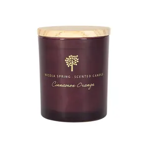 Nicola Spring - Soy Wax Scented Candle - 130g - Cinnamon & Orange