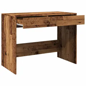 Berkfield Desk Old Wood 101x50x76.5 cm Engineered Wood