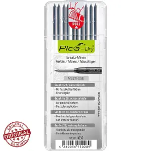 Pica Plumbers Master Set 3030 Pencil 150/46 Deep Hole Pen White and Red Marker