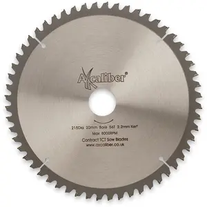 Axcaliber Contract TCT Saw Blade Neg Rake - 254mm x 3.0mm x 30mm 60T