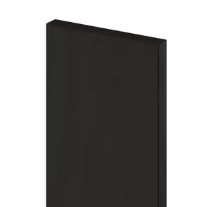 GoodHome Verbena Matt charcoal Shaker Highline Cabinet door (W)150mm (H)715mm (T)20mm