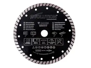 High-Performance Evolution Segmented Diamond Blade 185mm for Versatile Cutting