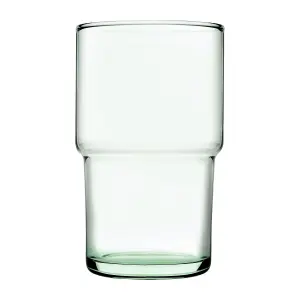 Pasabahce Aware Hill Recycled Stacking Highball Glasses - 440ml - Green - Pack of 4