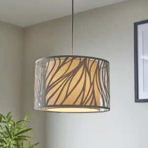 Harbour Studio Toni Grey Laser Cut Light shade (D)35cm