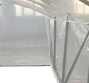 3m x 3m (10' x 10' approx) Extreme Clear Polythene Poly Tunnel