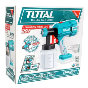 Total Li-Ion 20V Spray Gun (Battery & Charger Included) - TSGLI2001