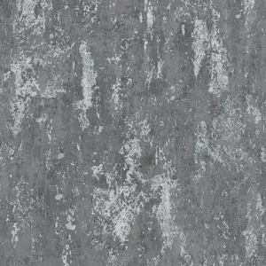 Erismann Casual Chic Distressed Industrial Concrete Effect Wallpaper