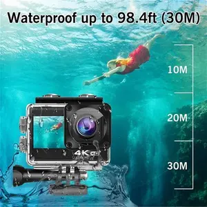 Dual Screen 4K Sport Camera 170° Action Camera Ultra HD 30MP Wifi Waterproof UK