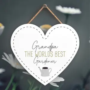 Garden Grandpa The Worlds Best Gardener Signs and Plaques